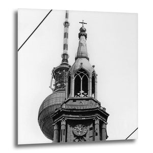 COGNOSCO - Direktdruck auf Aluminium - Berlin - Marienkirche vor Alex
