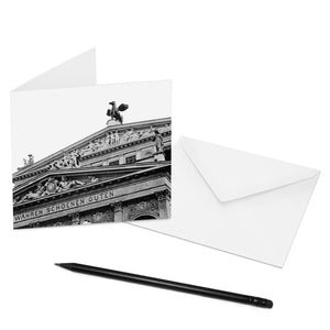 Mache jemandem eine Freude und verschicke eine COGNOSCO Klappkarte mit Umschlag mit dem Motiv: Frankfurt - Alte Oper