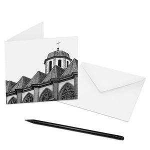 Mache jemandem eine Freude und verschicke eine COGNOSCO Klappkarte mit Umschlag mit dem Motiv: Frankfurt - Liebfrauenkirche
