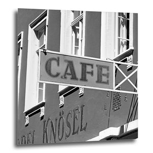 COGNOSCO - Direktdruck auf Aluminium - Heidelberg - Cafe Knösel