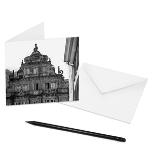 Mache jemandem eine Freude und verschicke eine COGNOSCO Klappkarte mit Umschlag mit dem Motiv: Heidelberg - Hotel zum Ritter
