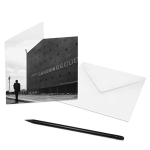 Mache jemandem eine Freude und verschicke eine COGNOSCO Klappkarte mit Umschlag mit dem Motiv: Hamburg - Kaispeicher A