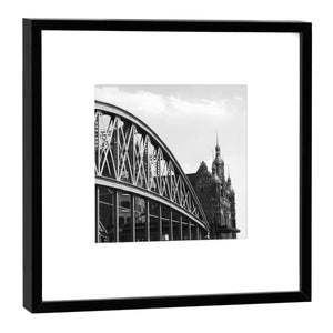 COGNOSCO - Fine Art Print im Rahmen - Hamburg - Kornhausbrücke