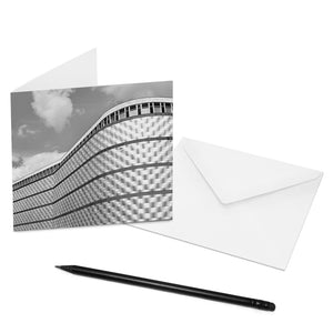 Mache jemandem eine Freude und verschicke eine COGNOSCO Klappkarte mit Umschlag mit dem Motiv: Leipzig - Blechbüchse