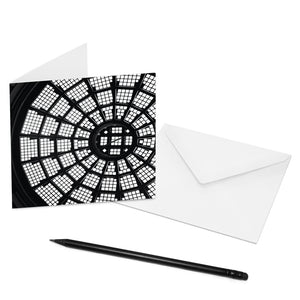 Mache jemandem eine Freude und verschicke eine COGNOSCO Klappkarte mit Umschlag mit dem Motiv: Leipzig - Rotunde
