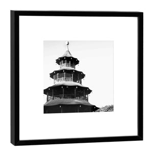 COGNOSCO - Fine Art Print im Rahmen - München - Chinesischer Turm