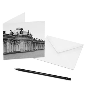 Mache jemandem eine Freude und verschicke eine COGNOSCO Klappkarte mit Umschlag mit dem Motiv: Potsdam - Sanssouci