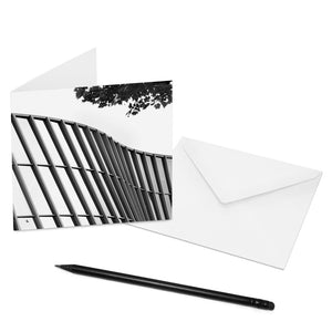 Mache jemandem eine Freude und verschicke eine COGNOSCO Klappkarte mit Umschlag mit dem Motiv: Stuttgart - Neue Staatsgalerie