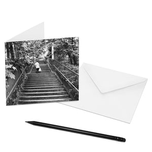 Mache jemandem eine Freude und verschicke eine COGNOSCO Klappkarte mit Umschlag mit dem Motiv: Stuttgart - Willy-Reichert-Staffel