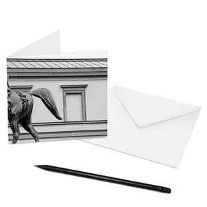 Mache jemandem eine Freude und verschicke eine COGNOSCO Klappkarte mit Umschlag mit dem Motiv: Stuttgart - Alte Staatsgalerie