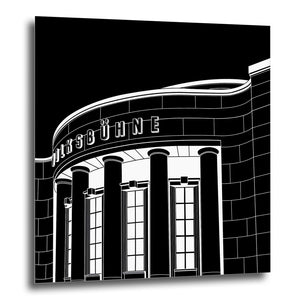 COGNOSCO - Direktdruck auf Aluminium - Stadtgrafiken - Berlin, Volksbühne