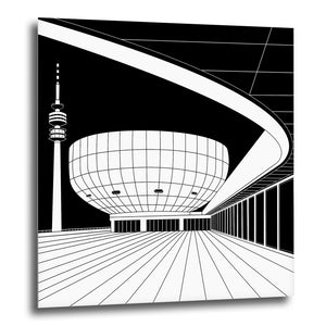 COGNOSCO - Direktdruck auf Aluminium - Stadtgrafiken - München, BMW-Museum