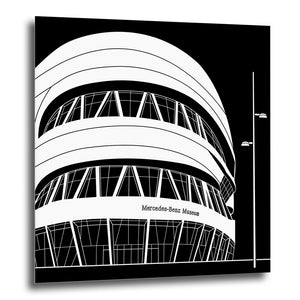 COGNOSCO - Direktdruck auf Acrylglas - Stadtgrafiken - Stuttgart, Mercedes Benz-Museum