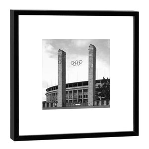 COGNOSCO - Fine Art Print im Rahmen - Berlin - Olympiastadion