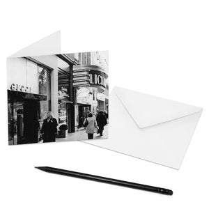 Mache jemandem eine Freude und verschicke eine COGNOSCO Klappkarte mit Umschlag mit dem Motiv: Düsseldorf - Kö