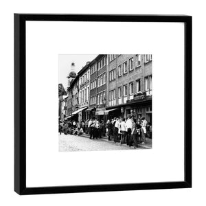 COGNOSCO - Fine Art Print im Rahmen - Düsseldorf - Ratinger Strasse