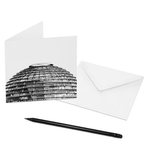 Mache jemandem eine Freude und verschicke eine COGNOSCO Klappkarte mit Umschlag mit dem Motiv: Berlin - Reichstagskuppel