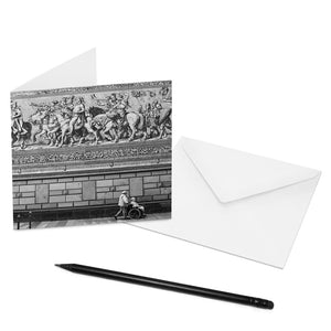 Mache jemandem eine Freude und verschicke eine COGNOSCO Klappkarte mit Umschlag mit dem Motiv: Dresden - Fürstenzug