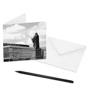 Mache jemandem eine Freude und verschicke eine COGNOSCO Klappkarte mit Umschlag mit dem Motiv: Dresden - Luther Denkmal